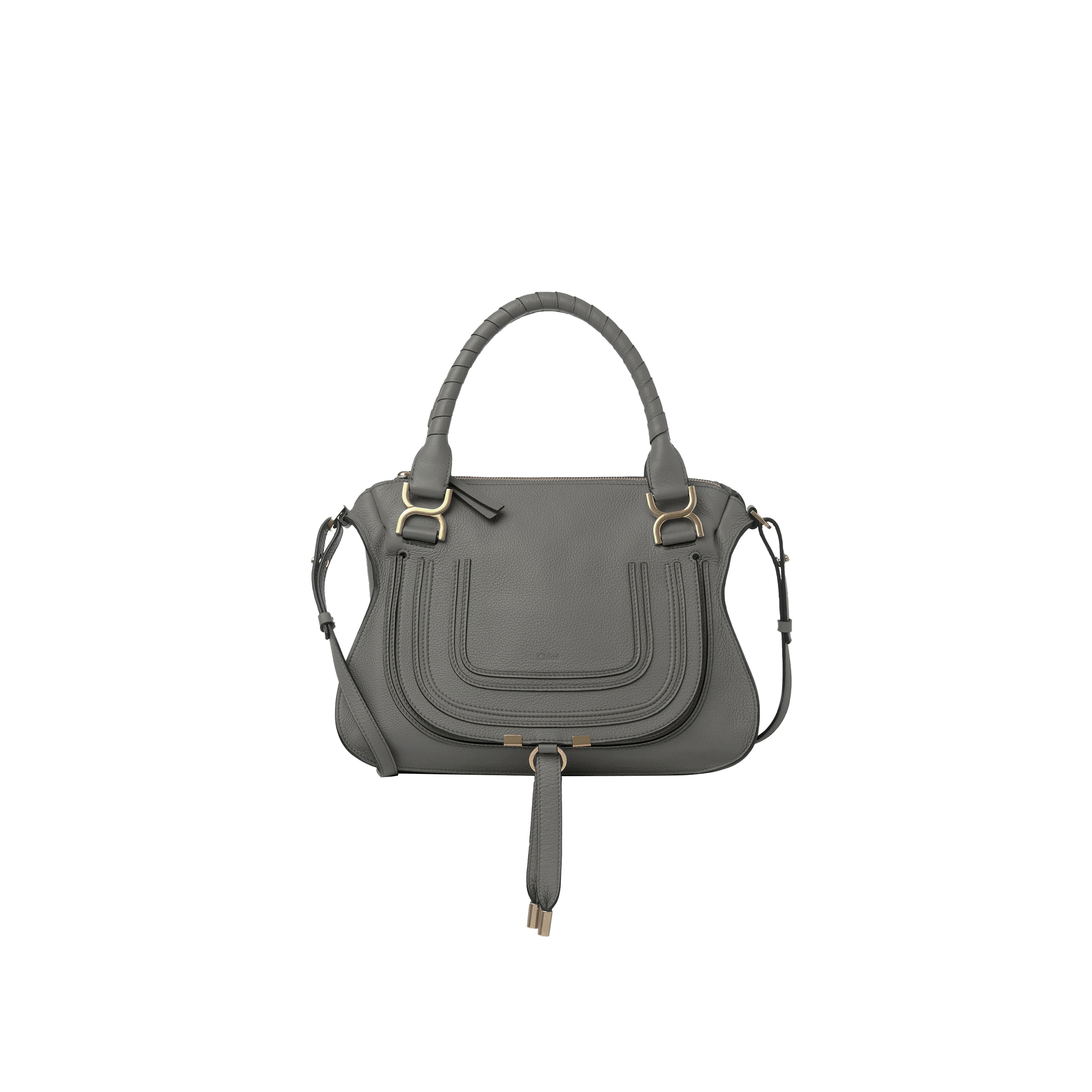 CHLOE MARCIE BAG IN GRAINED LEATHER CHC22AS660I31000 (36*28*12cm)